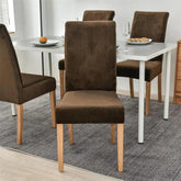 Capa de Cadeira Veludo Premium - Transforme suas cadeiras com elegância e praticidade. Escolha a proteção perfeita para sua casa!